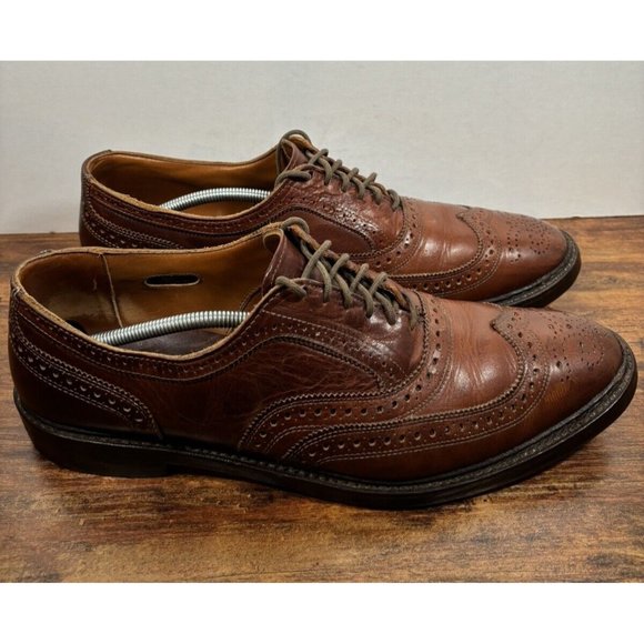 Allen Edmonds Other - Allen Edmonds McTavish Mens SZ 13 D Brown Walnut 4045 Oxford Wingtip USA Shoes